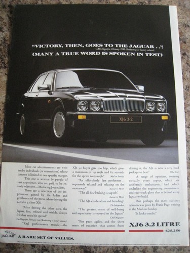 Jaguar xj6 litre car 1991 - 3.2,