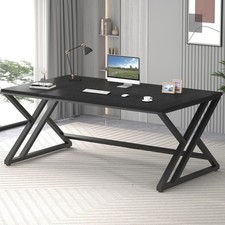 Black Computer Desk Large