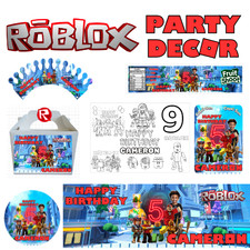 ROBLOX PERSONALIZED KIDS PARTY