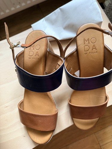 Moda pelle navy - in,