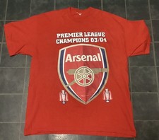 ARSENAL INVINCIBLES T-SHIRT SIZE XL