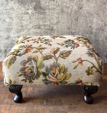 Vintage Floral Upholstered