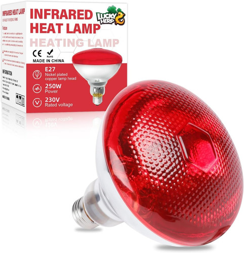 Infrared heat lamp bulb - lamp, bulb,