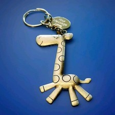 Personalised Giraffe Keyring