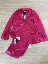 Zara barbie co-ord Pj Set Pink Satin Size M Two Piece Pyjama