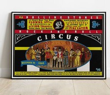 Rolling Stones Rock And Roll Circus Tour Poster - Live Up To 36"