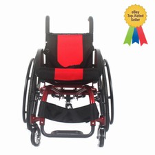 24" 38CM Foldable Portable Athletic Wheelchair Disabled Trolley Aluminum Alloy