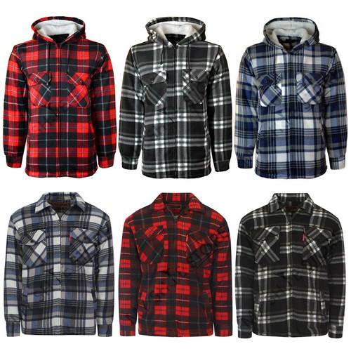 Mens padded shirt fur lined - mens,