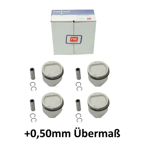 Pistons 50 oversize for - 4x, +0.50