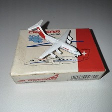 Schabak CORSSAIR (Swiss) BAe 146-200 Vintage Die Cast Model 1:600 Excellent