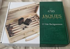 11” Oak Backgammon Set