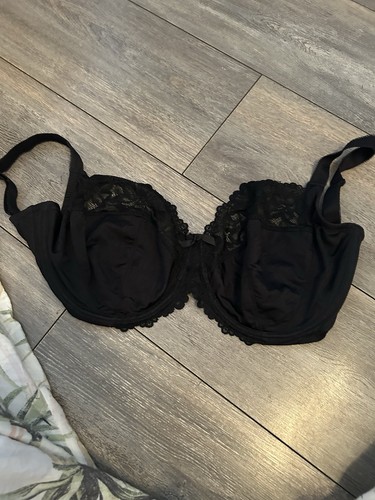 Black lace charnos underwired - lace,