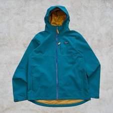 Patagonia Rain Jacket H2NO Blue Men’s Small Waterproof Hooded Outdoors Walking