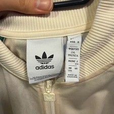 Adidas Track Top Ivory/Green