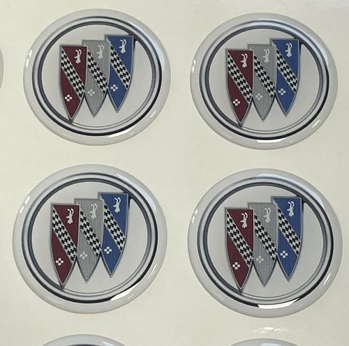 Buick symbol white - white, red