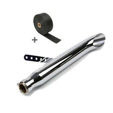 Exhaust Muffler + wrap for