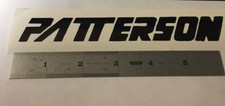 Patterson bmx decal - decal, sticker