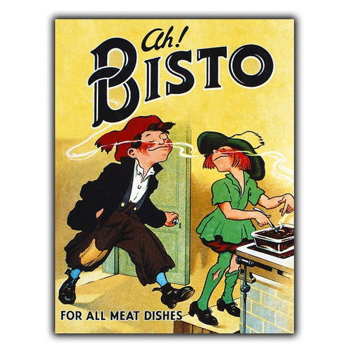 Bisto gravy metal - metal, sign