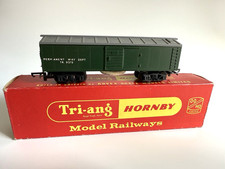 Boxed Vintage Triang Hornby R.344 Green Track Cleaning Car / Carriage OO Gauge 