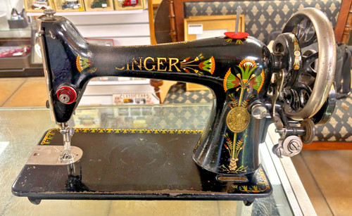 1910 antique singer - antique, crank
