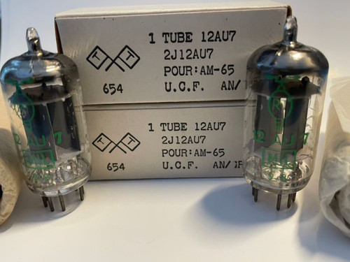 Pair tubes 12au7 - ecc82, /