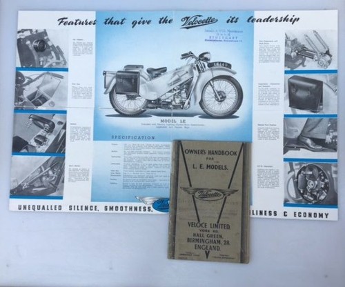 Velocette owner handbook - owner's,