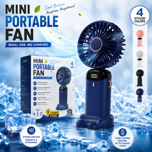 Mini handheld fan portable - handheld,