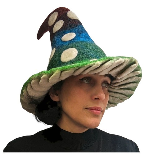 Polkadot wizard witch - witch, magic