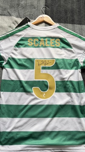 Hand signed liam scales - liam, celtic