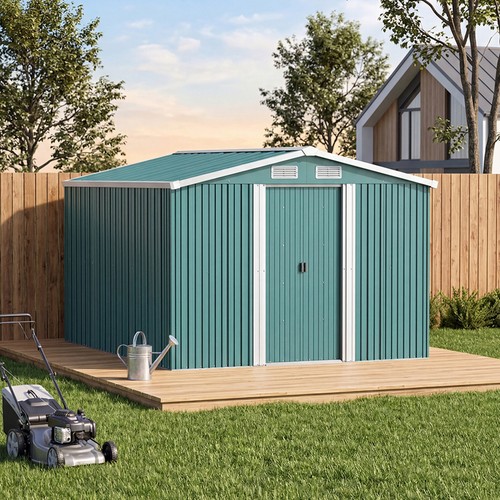 Metal shed garden - garden,