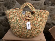 Large hand crocheted handbag -