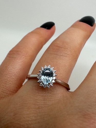 Platinum cluster oval - platinum,