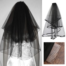 BLACK Wedding Gothic HALLOWEEN