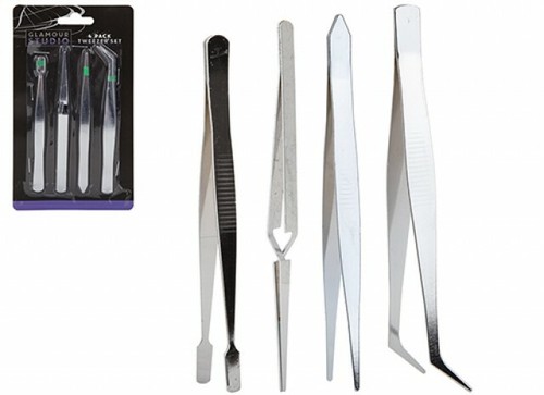 4pc precision hobby tweezer - hobby,