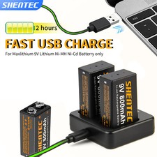 800mAh 9V Block PP3 1604