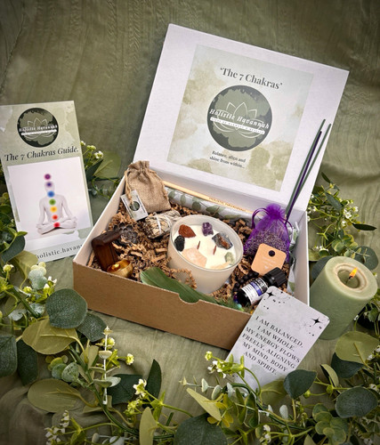 Chakras self care gift box - care,