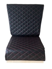 Sidecar Seat Quilted  Faux Leather Dnepr Neval K750 MW750 with Lock and Fittings
