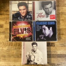 Elvis Presley CD Albums Bundle x 5 Love Songs/Love Elvis/Nations/Classic/Pink