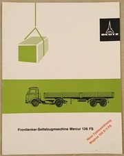 MAGIRUS DEUTZ  MERCUR 126 FS Tractor Commercial Sales Literature Sep 1964 German