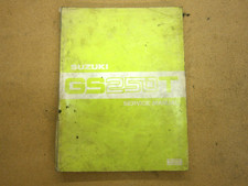 SUZUKI GS250T  WORKSHOP MANUAL