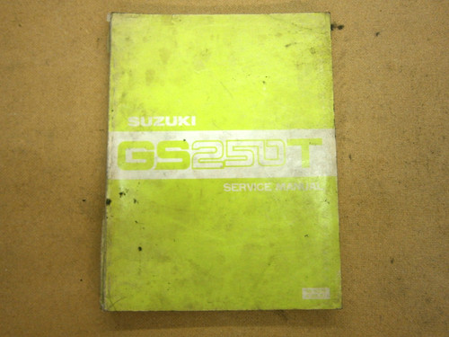 Suzuki gs250t workshop manual - suzuki,