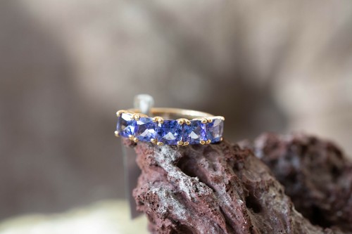 Aaa tanzanite gold - aaa, 9k