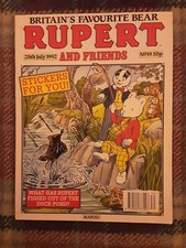 RUPERT AND FRIENDS COMIC NO 19