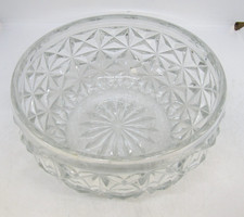 Vintage clear cut glass - clear,