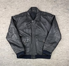 Vintage Black Bomber Flight