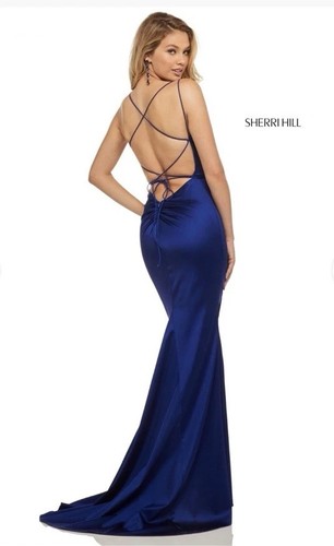 Sherri hill 52613 satin gown - sherri,