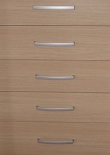  CHEST OF 5 DRAWERS WOOD/PINE