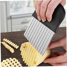 Stainless Steel Wavy Slice Maker – Perfect for Crinkle Chips, Fries & Veg Prep