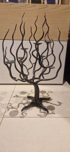 Wrought iron candle tea - iron, or