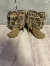 Fur Heeled Boots